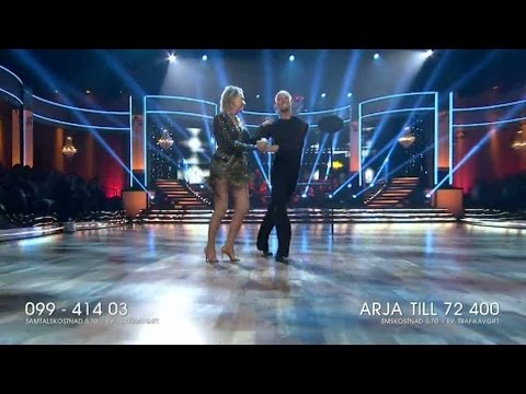 Arja Saijonmaa och Tobias Karlsson - cha cha - Let’s Dance (TV4)