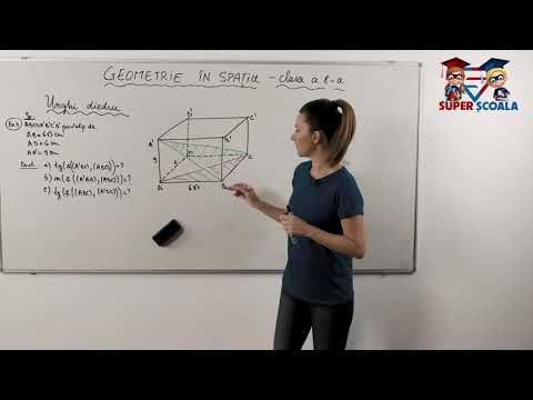 Clasa a VIII-a - Unghi diedru. Unghiul a două plane