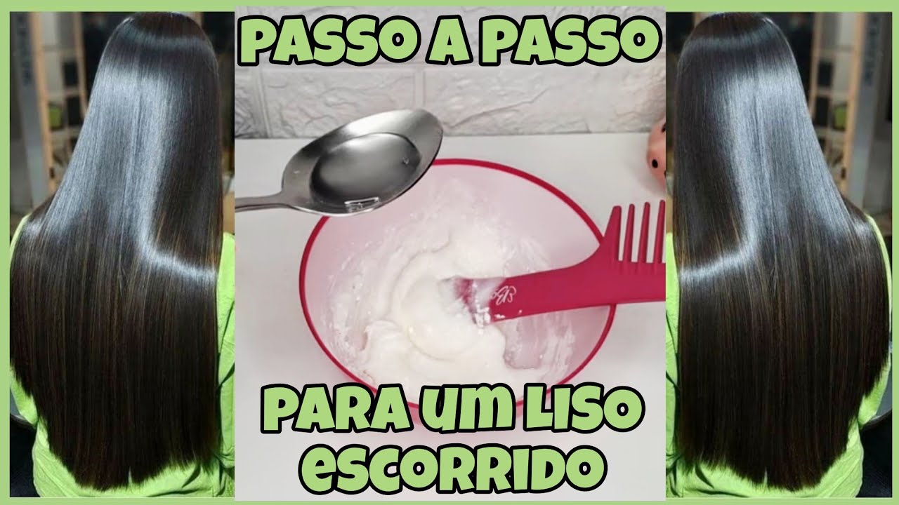 APENAS 3 INGREDIENTES PARA ALISAR SEU CABELO POR UM BOM TEMPO E ACABAR DE VEZ COM O RESSECANENTO