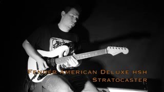 Video thumbnail for Fender American Deluxe hsh Stratocaster (demo) by karl vonkalason