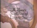 1995 JC Penney Commercial Semi Annual Lingerie Sale Aired June 1995