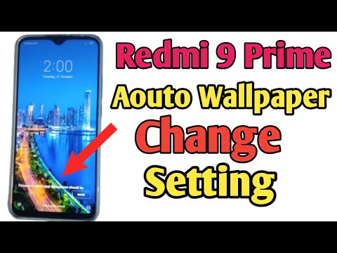 How to change wallpaper in redmi 9 Prime Automatically when lock screen