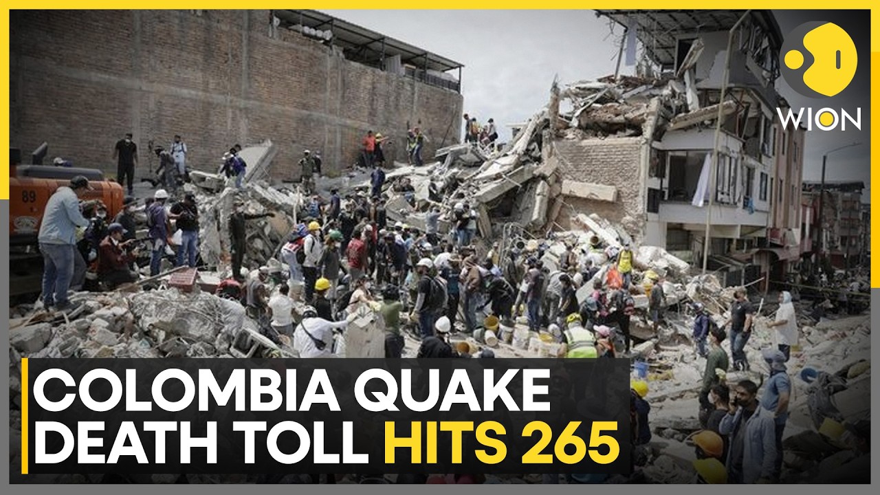 Colombia Quake Death Toll Hits 265 | Hundreds Missing As Rescue Teams Race Against Time