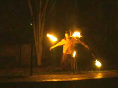 2UberOz - Chris - Double Contact Staff Fire