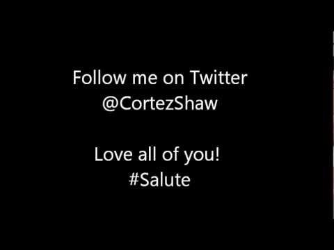 Cortez Shaw Rehearsing National Anthem