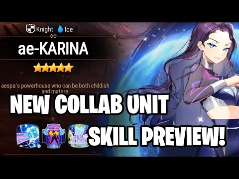 ae-Karina - Skill Preview + First Impressions!  - Epic Seven x aespa