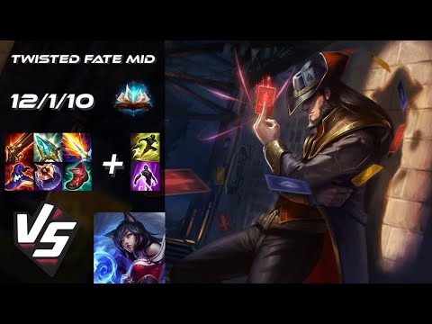 MID Twisted Fate vs Ahri - EU Grandmaster Patch 25.19