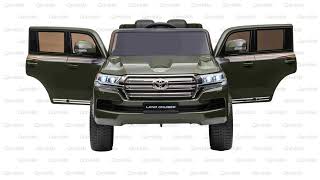Dětské elektrické autíčko TOYOTA LAND CRUISER Army zelená - II.jakost