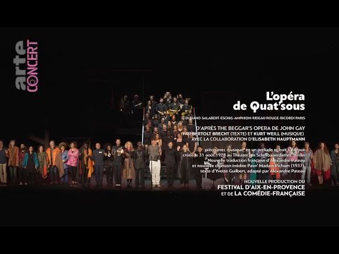 Die Dreigroschenoper von Bertolt Brecht und Elisabeth Hauptmann und der Musik von Kurt Weill