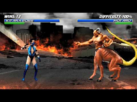 Mortal Kombat SE Mod Fustini Definitive 2024 - KITANA BOSS Gameplay Playthrough