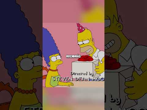 Un regalo de cumpleaños para Marge 😂 #shorts