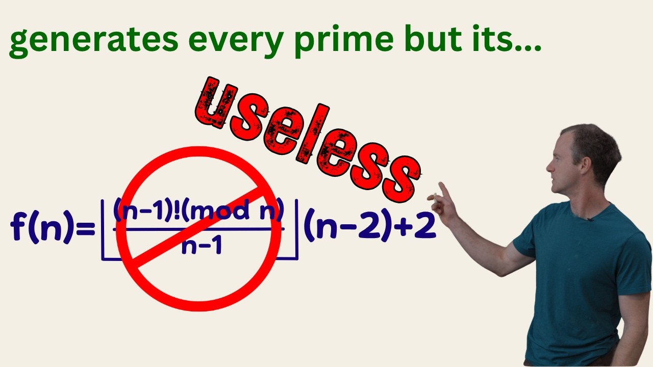 this function generates every prime (but its useless)