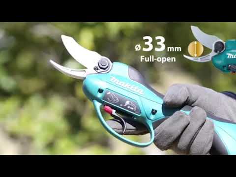 Makita DUP362Z Cordless Pruning Shear 2X18V Li-ion, max.(ø33/ø25), be akumuliatoriaus ir kroviklio video