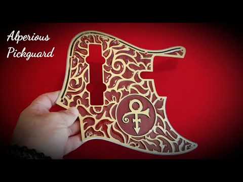 Marcus Miller Sire V7 Bass Pickguard by Alperious Custom Pickguard (Prince logo)