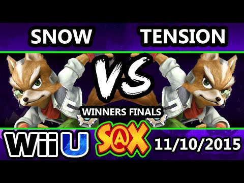 S@X 123 - Snow (Fox) Vs. Arc | Feel Tension (Fox) SSB4 Winners Finals - Smash Wii U  - Smash 4
