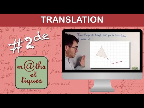 comment construire l'image d'un triangle par la translation d'un vecteur