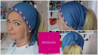 En kolay bandana /Kendin yap projeleri/Yaz projeleri/ diy/Figen Arararat