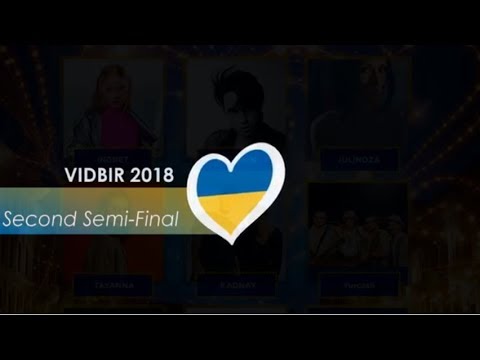 All songs from Second Semi-Final Ukrainian National Selection for Eurovision 2018 #Vidbir2018
