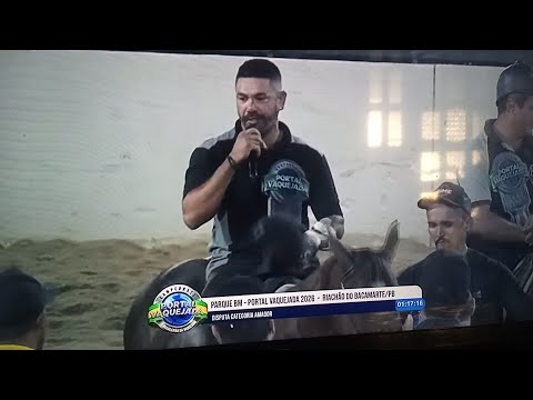 Vaquejadas pelo Brasil parque bm Riachão do bacamarte PB edição 2026 campeão Bruninho e Zé Borges cm