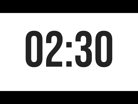2 MINUTES 30 SECONDS COUNTDOWN TIMER
