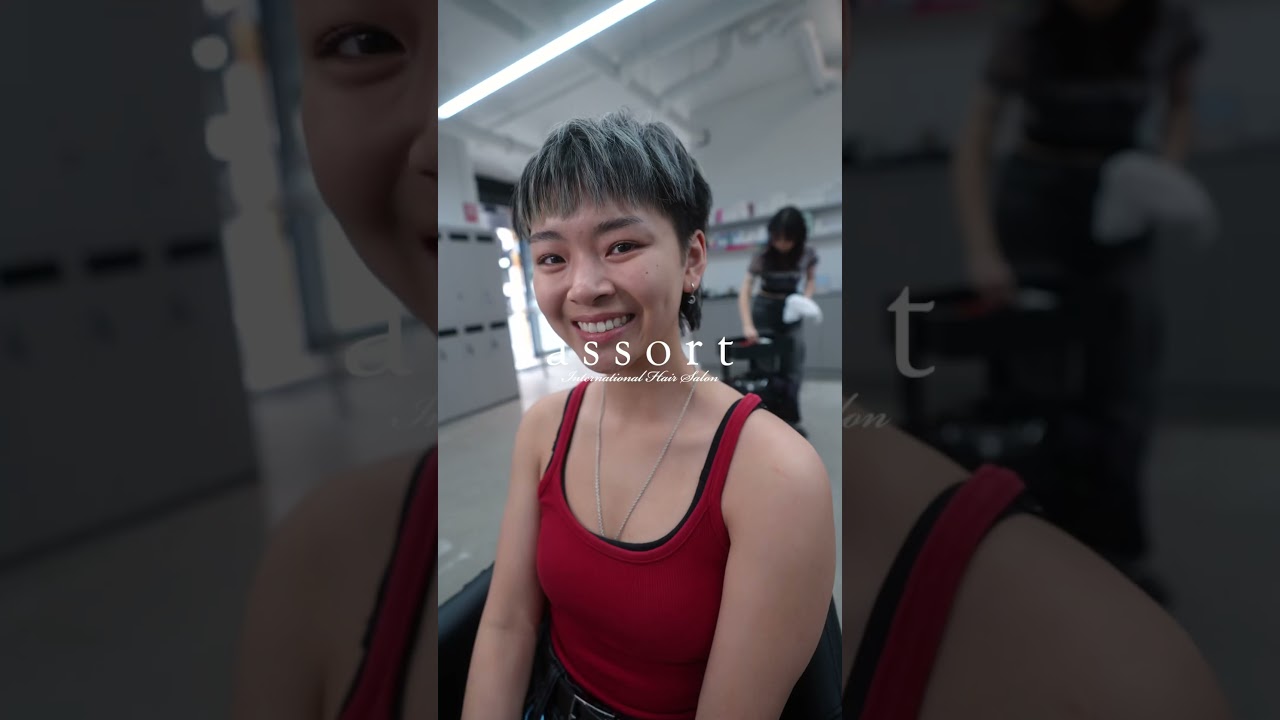 Mullet Hair Cut with Shaved Sides #hairtransformation #hairconsultation