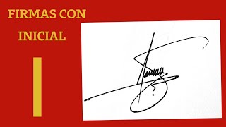 CÓMO HACER  TU FIRMA CON I // CREA TU FIRMA PERSONAL CON I // FIRMAS S