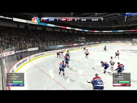NHL 15: Latvia - Slovakia (Full Gameplay) HD