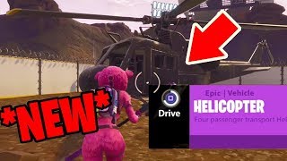 How to fly the HELICOPTER in Fortnite: Battle Royale *NEW* Easter egg