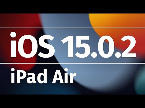 So aktualisieren Sie auf iOS 15.0.2 – iPad Air