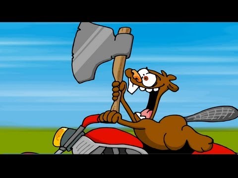 Ruthe.de - Biber und Baum 2