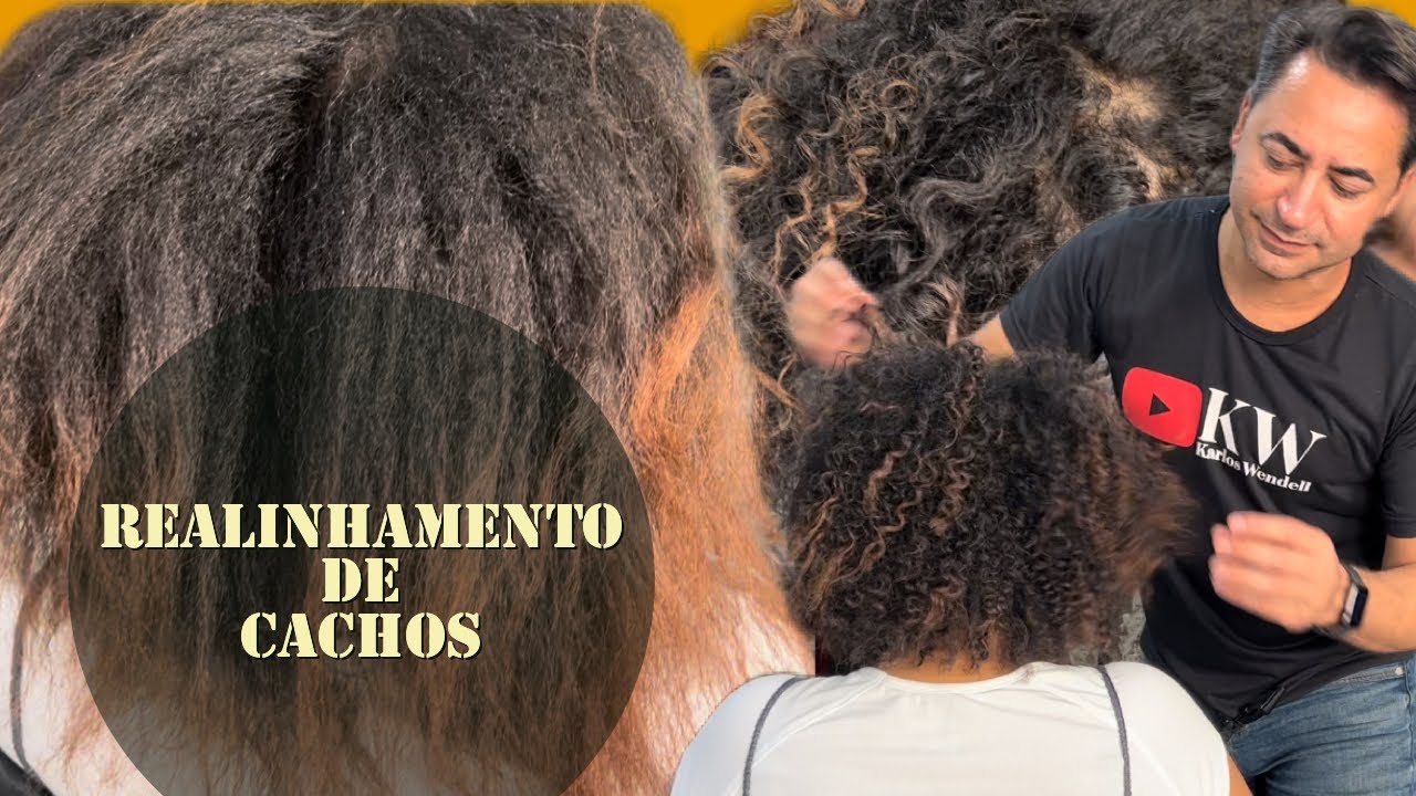 Como definir cachos / realinhamento capilar