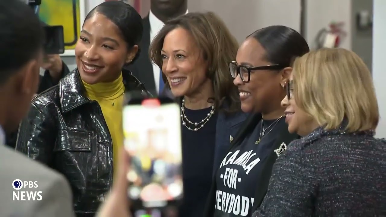 WATCH: Harris meets with supporters at Black-owned restaurant in Detroit