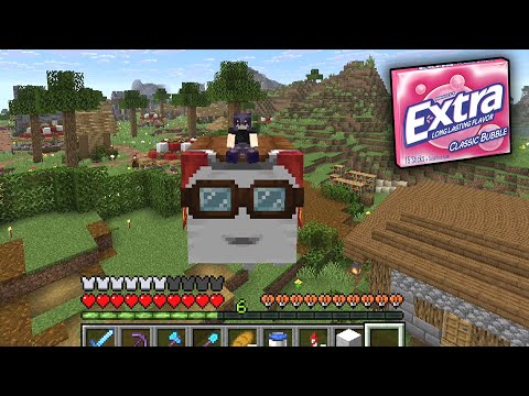 Minecraft ASMR Lets Play Episode 58 (Gum Chewing) - Happy Ghast