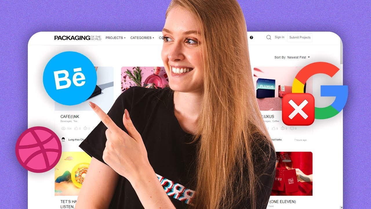 Como buscar referências de DESIGN GRÁFICO