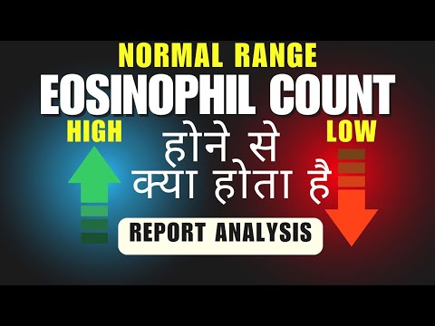 Eosinophils high in blood test means | Eosinophils test report analysis | eosinophil count high low