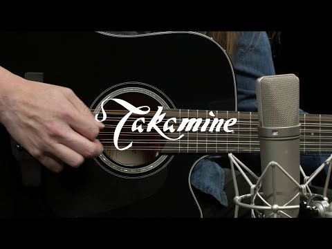 Takamine GD30CE-12BLK Dreadnought 12-String Guitar image 5