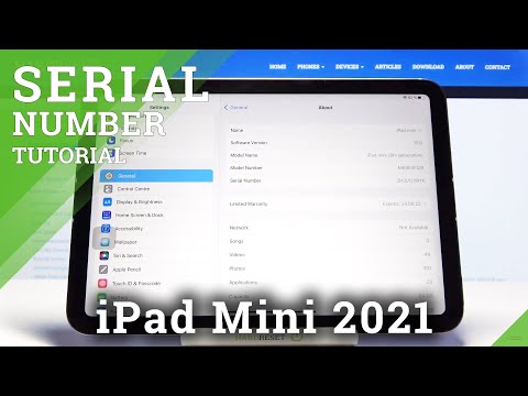 How to Check Serial Number in iPad Mini 2021 – Find SN