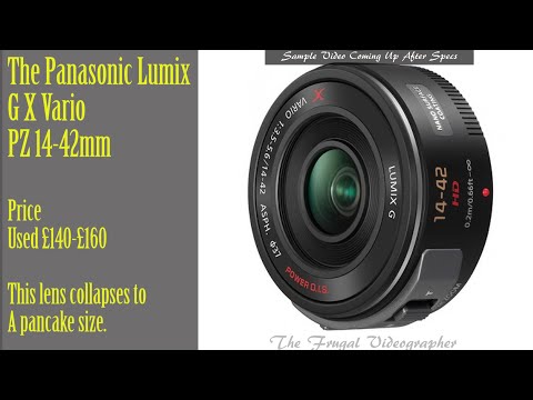 Micro Four Thirds Panasonic Lumix 14-42mm Power Zoom Pancake Lens With Sample Footage
