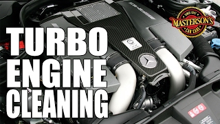 Twin Turbo Engine Cleaning - Masterson's Car Care - Mercedes-Benz E63 AMG