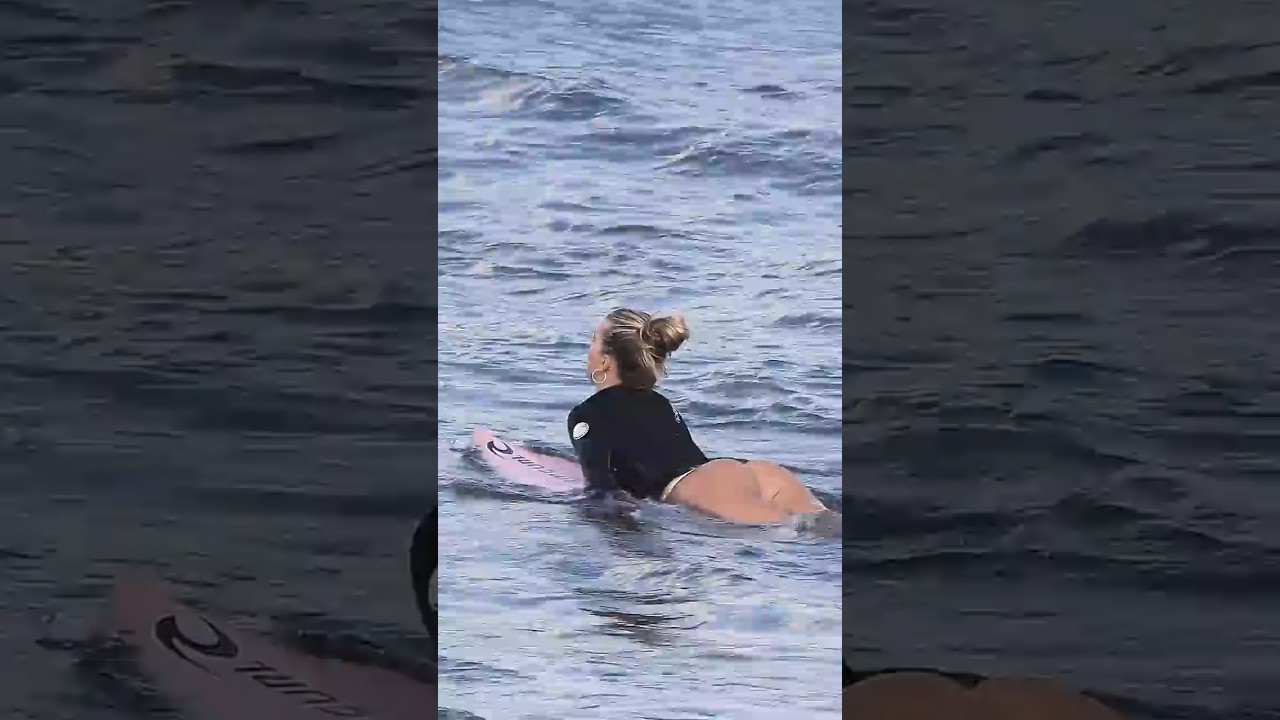 Bella Wilson Milks One To The Beach #surfersofbali #surfingbali #surfer
