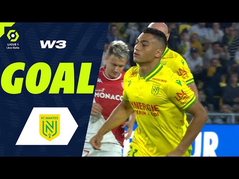 Goal Mostafa Mohamed Ahmed ABDALLA (5' pen - FCN) FC NANTES - AS MONACO (3-3) 23/24