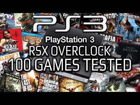 PS3 RSX Overclock - 100 Games Tested
