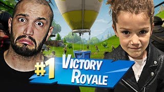 Je me fais carry par ma fille de 8ans sur fortnite feat siham 