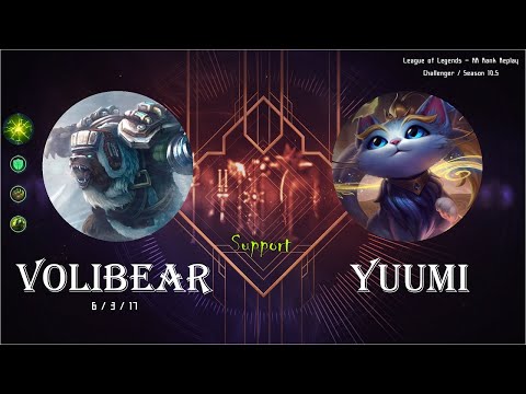 [Support] Volibear vs Yuumi - KR Ranked (C) / 롤 서폿 볼리베어