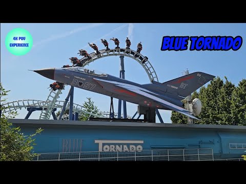Blue Tornado first row on ride POV - Gardaland