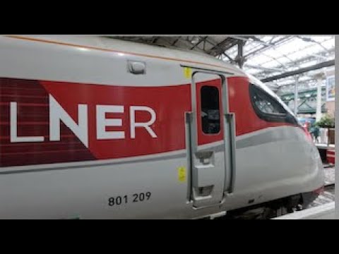 LNER Azuma High Speed Train. First Class Edinburgh to London Kings Cross. Great onboard service.
