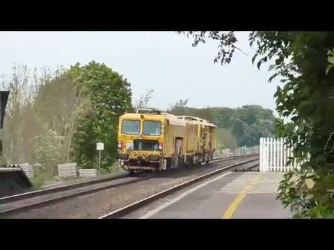 Two Networkrail tampers at Cholsey 5/5/14