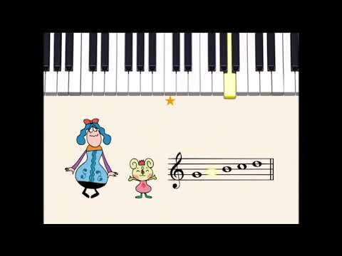 Yamaha Junior Music Course (JMC) Primary 2 DVD -06 So La Si Do Re on the G clef