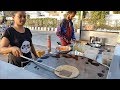Indian Lady Selling Delicious Parathas In Surat Indian Street Food