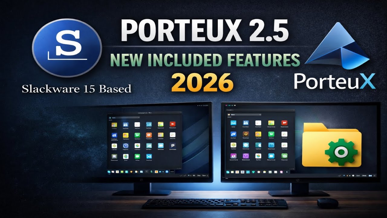 What’s New in PorteuX 2.5 | Linux Kernel 6.18, Flatpak, COSMIC, Cinnamon 6.6 & Persistence